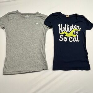 Y2K Hollister T-shirt Lot Sz XS Cap Sleeve SS Top Crewneck Vtg Style